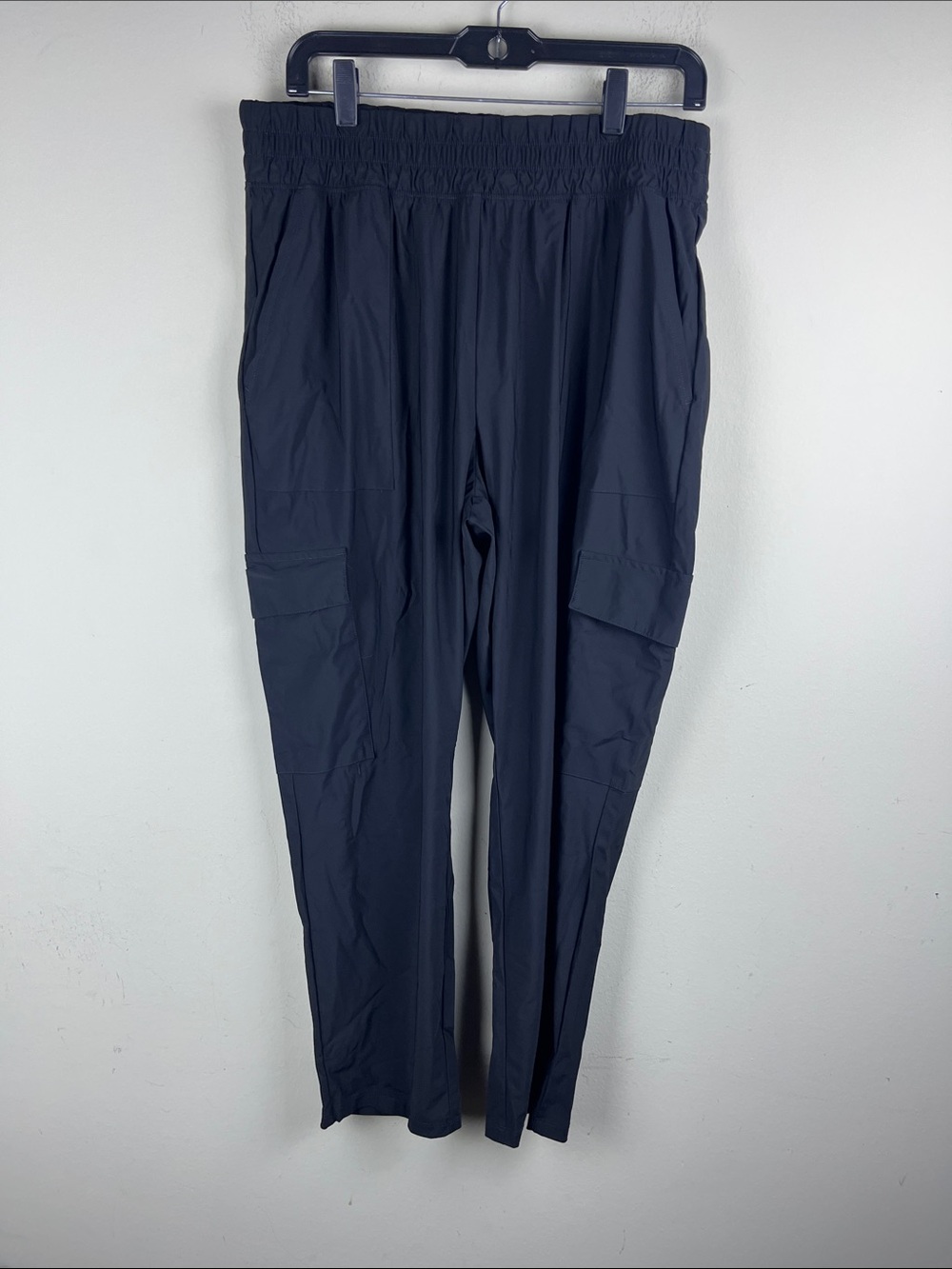 Old Navy Women's Large SleekTech Black Pants Go-Dry Stretch Active Work Casual